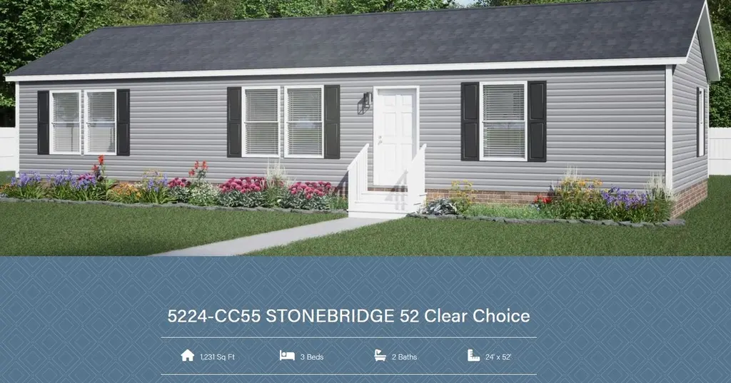 Clayton Stonebridge 52 (24x52) Plan