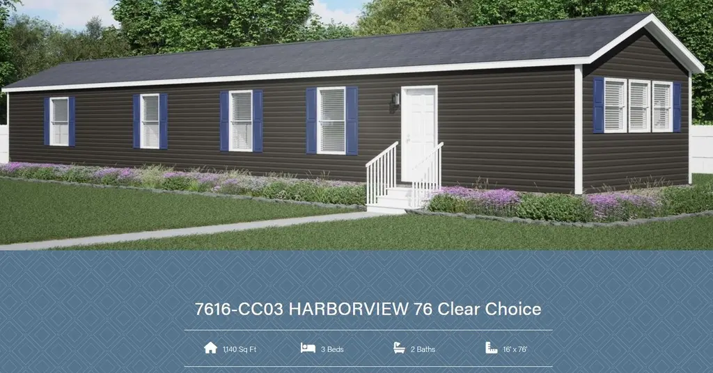 Clayton Harborview 76 (16x76) Plan