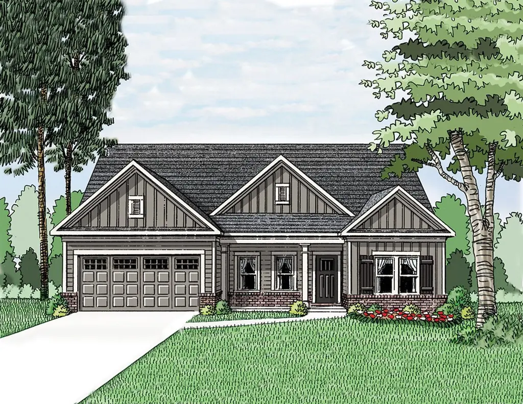 (GA)The Everett | Front Entry Plan