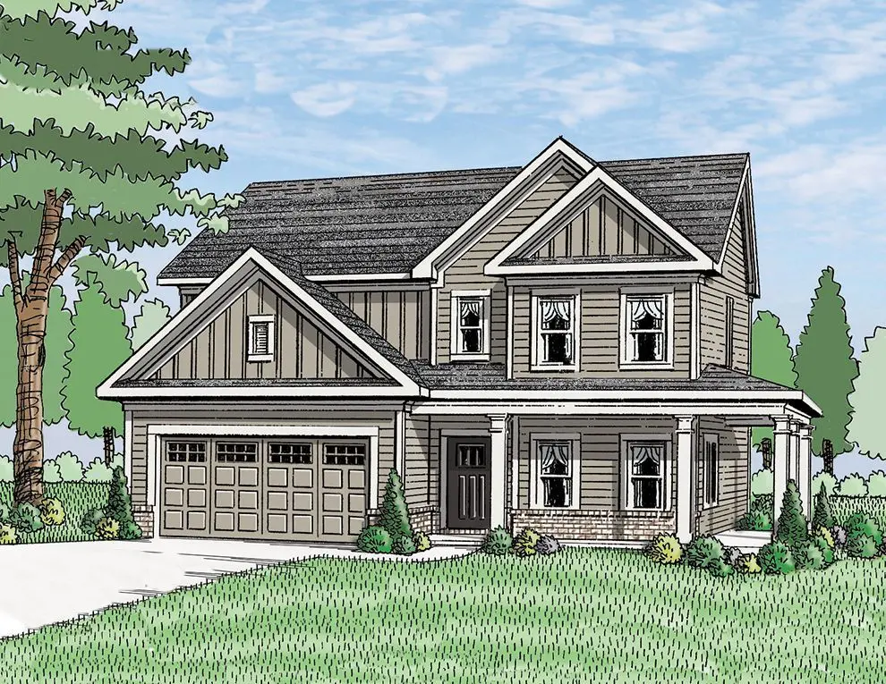 (GA)The Hunter | Front Entry Plan