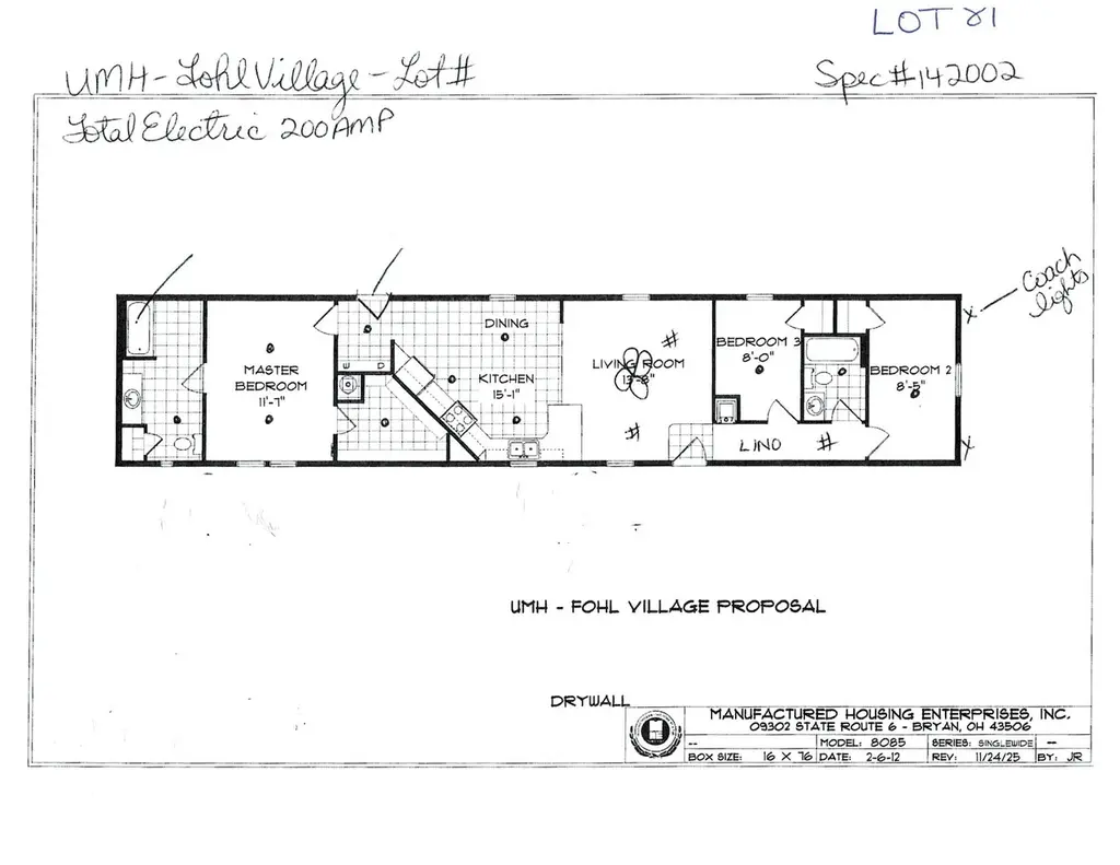 Mansion 81 Fohl Village Plan