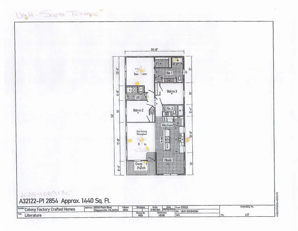 CAVCO 16 Southern Terrace Plan
